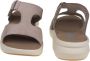 Mephisto Klassieke Slip-On Sandaal Taupe Beige Dames - Thumbnail 8