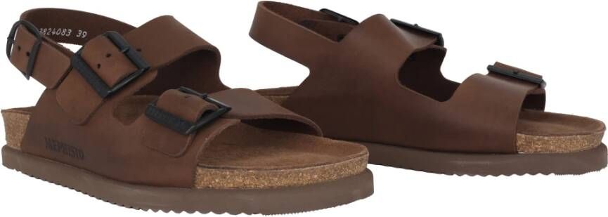 mephisto Kwaliteit 'Nardo' herensandaal bruin Brown Heren