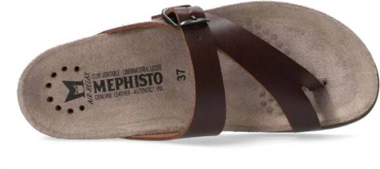 mephisto Lichtgewicht Teenslipper Brown Dames