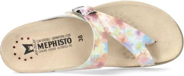 mephisto Lichtgewicht Teenslipper met Soft-Air Technologie Multicolor Dames