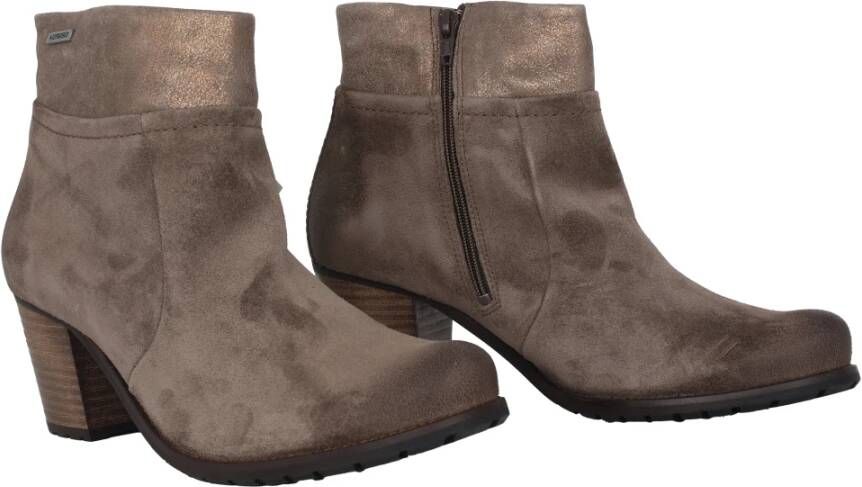 mephisto Nubuck Enkellaars voor dames Taupe Gray Dames