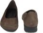 Mephisto Nubuck Slip-On Ballerina Taupe Beige Dames - Thumbnail 4