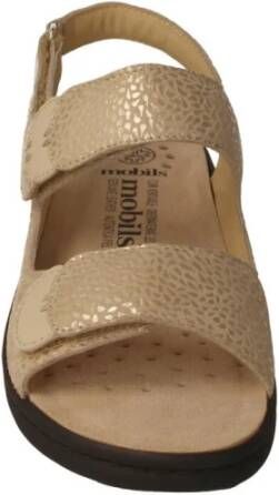 mephisto Platte sandalen Beige Dames