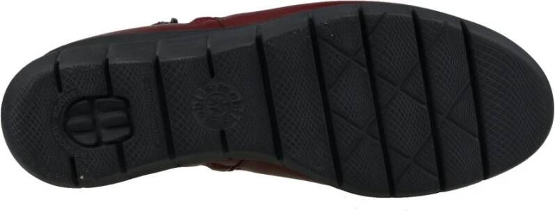 mephisto Rode Ergonomische Enkellaars voor Vrouwen Red Dames