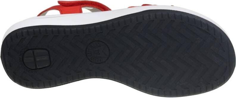 mephisto Rode Slip-On Sandaal met Soft-Air Middenzool Red Dames