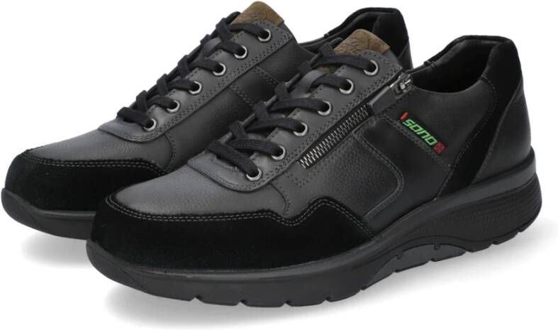 mephisto Sano Amory sneaker Zwart Heren