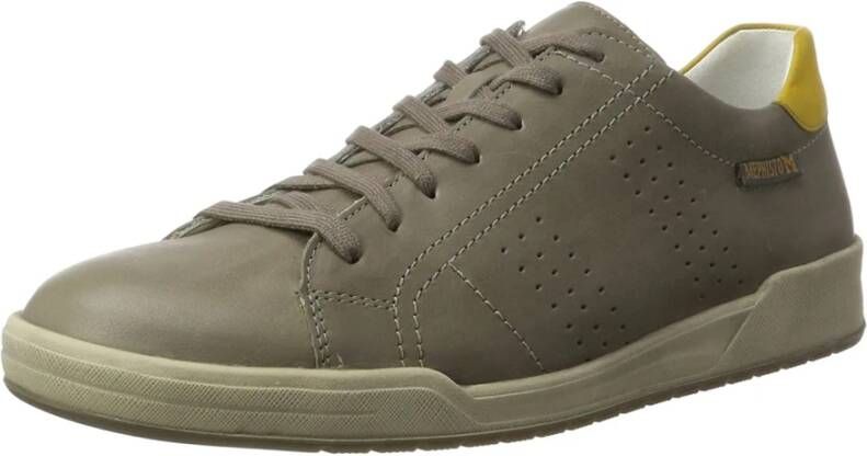 Mephisto Leren Sneaker Pewter Grey Gray Heren - Foto 3