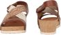 Mephisto Stijlvolle bruine mix sandalen Brown Dames - Thumbnail 3