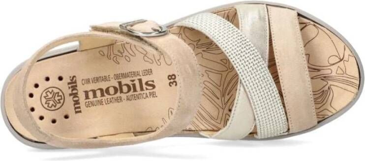 mephisto Stijlvolle damessandaal Beige Mix Beige Dames