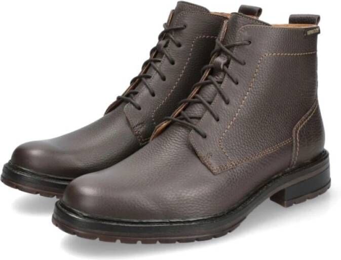 mephisto Stijlvolle Heren Enkellaars Donkerbruin Brown Heren