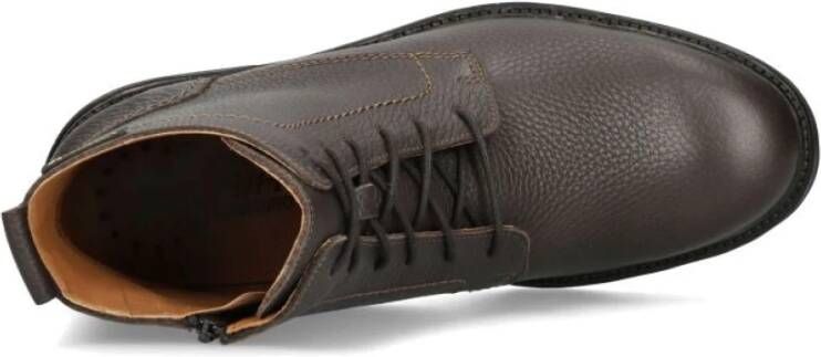 mephisto Stijlvolle Heren Enkellaars Donkerbruin Brown Heren