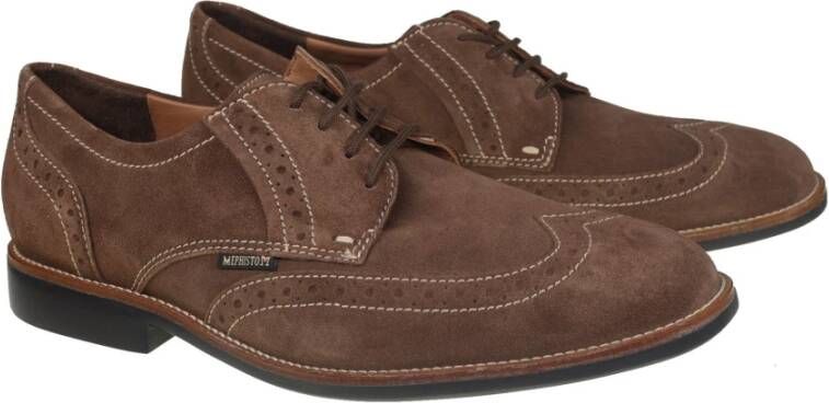 mephisto Stijlvolle Heren Veterschoenen Brown Heren