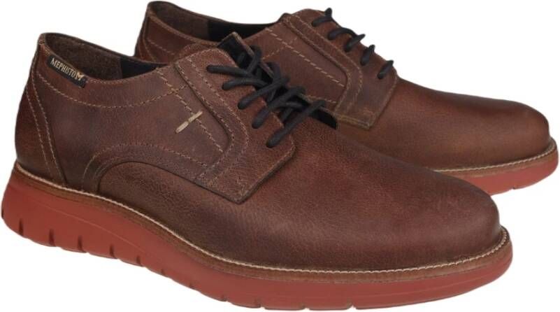 mephisto Stijlvolle Heren Veterschoenen Brown Heren