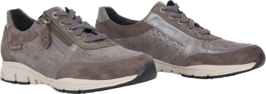 mephisto Taupe Damessneaker Stijlvol en veelzijdig Gray Dames