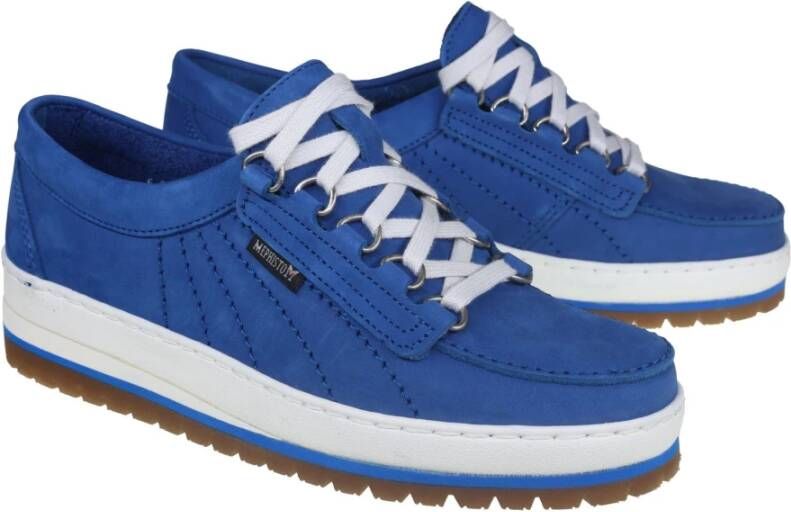 mephisto Trendy Dames Sneaker Blue Dames