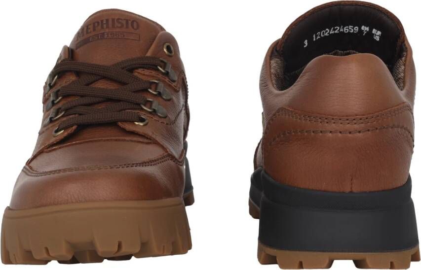 mephisto Waterdichte Heren Veterschoen Bruin Brown Heren