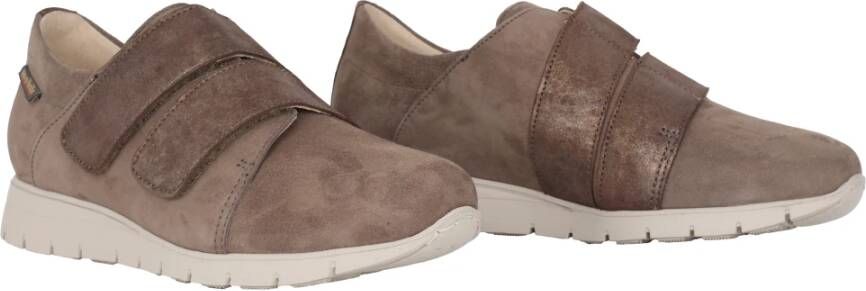 mephisto Wijde pasvorm sneaker Taupe Gray Dames