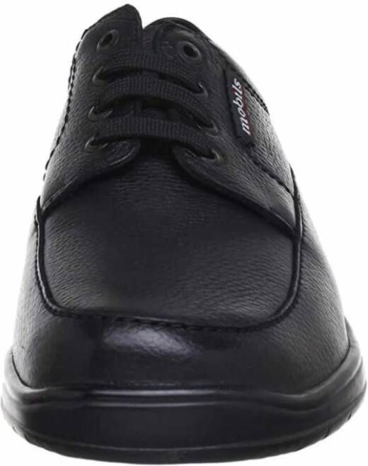 mephisto Zwarte Veterschoenen Black Heren