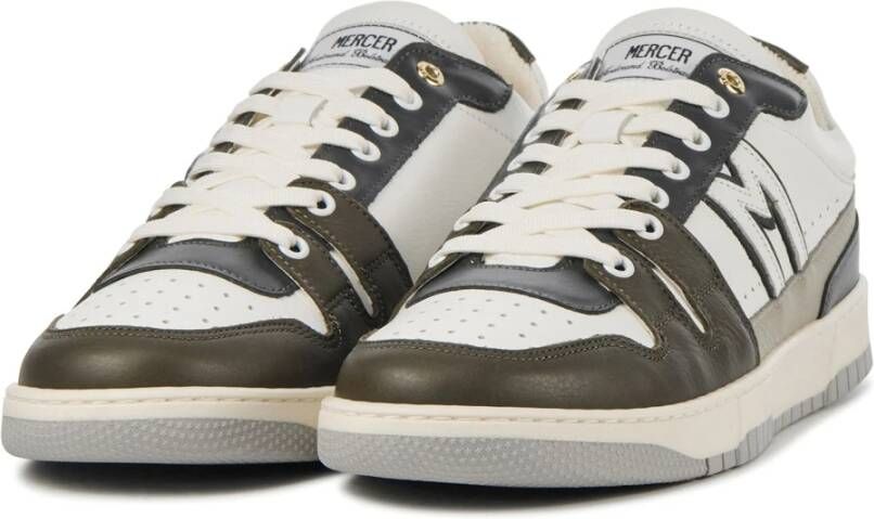 Mercer Amsterdam Leren Sneakers Wit Combo White Heren