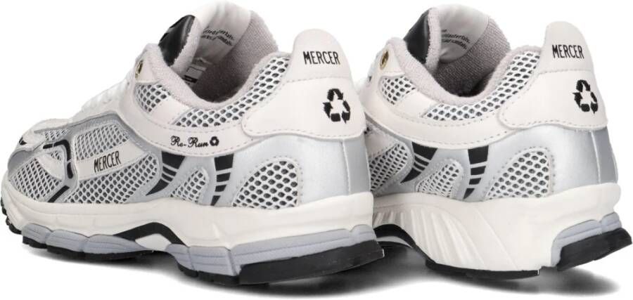 Mercer Amsterdam Witte Leren Dames Sneakers Re-run White Dames