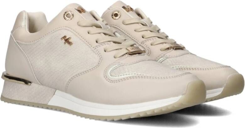 Mexx Beige Fleur Ellen Sneakers voor Dames Beige Dames