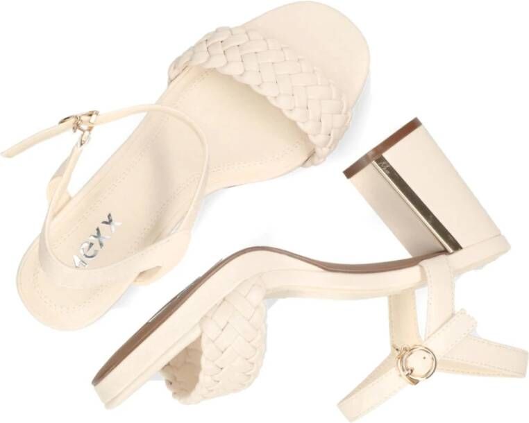 Mexx Beige Platte Sandalen voor Vrouwen Beige Dames