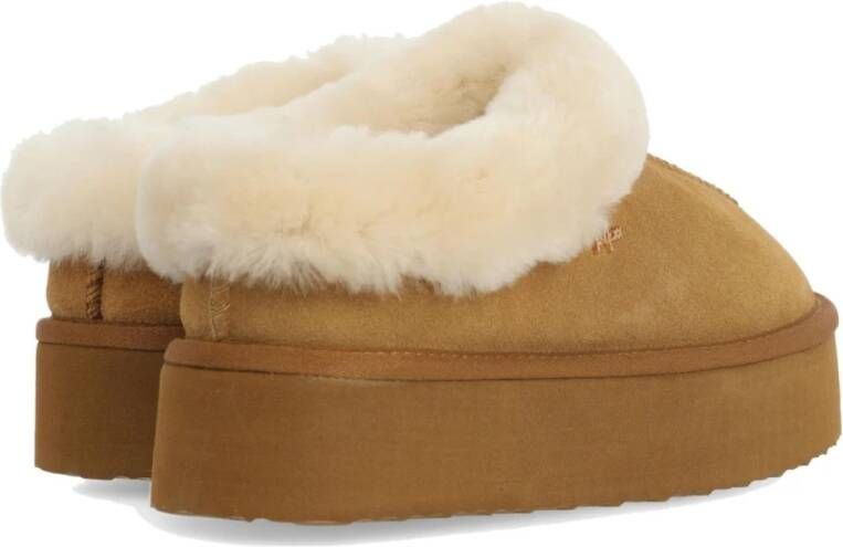 Mexx Bruine Binnenslippers voor Vrouwen Brown Dames