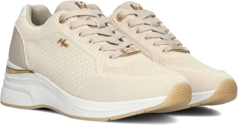 Mexx Lage Beige Textiel Sneakers Dames Beige Dames