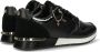 Mexx Fleur Lage sneakers Leren Sneaker Dames Zwart - Thumbnail 12