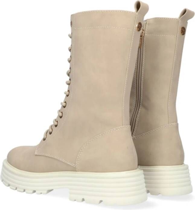 Mexx Taupe Suède Veterboot Haroun Beige Dames