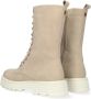 Mexx Haroun Veterboots Laarzen Met Veters Dames Taupe - Thumbnail 5