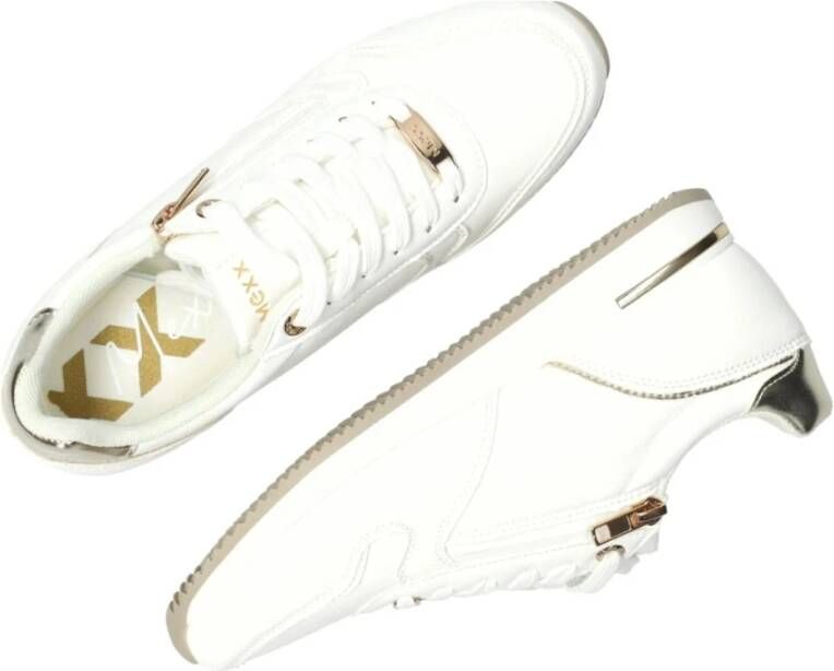 Mexx Witte Vrijetijds Sneakers voor Vrouwen White Dames