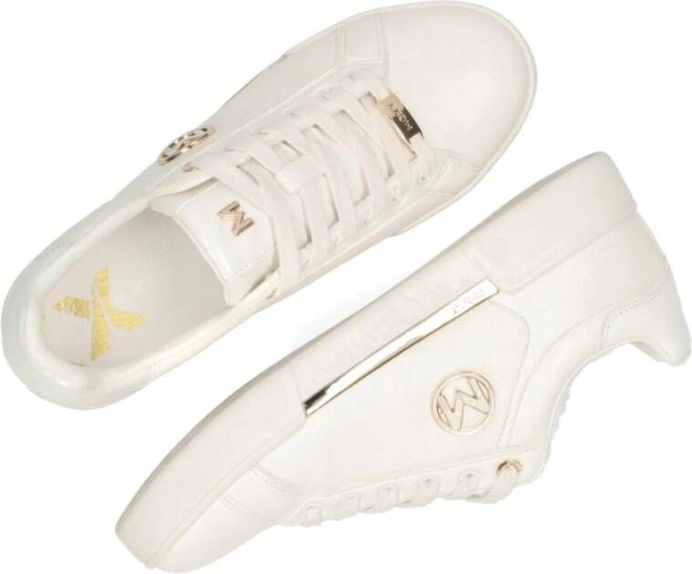 Mexx Witte Vrijetijdssneakers voor Vrouwen White Dames