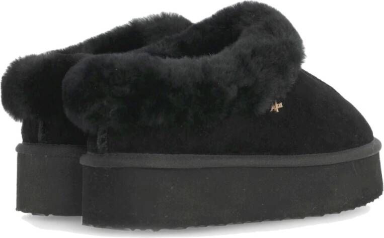 Mexx Zwarte Binnenslippers voor Vrouwen Black Dames