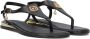 Mexx Zwarte Leren Sandalen Nyobi Stijl Black Dames - Thumbnail 9