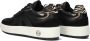 Mexx Zwarte leren sneakers met ponyhair detail Black Dames - Thumbnail 4