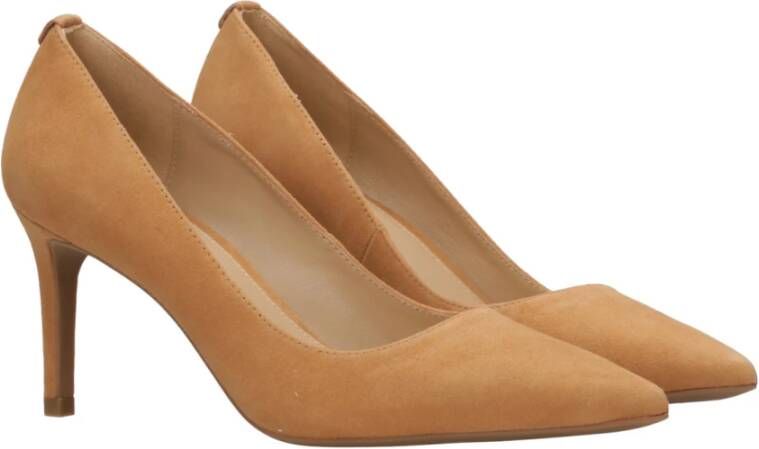 Michael Kors Alina Flex Leren Pumps Brown Dames