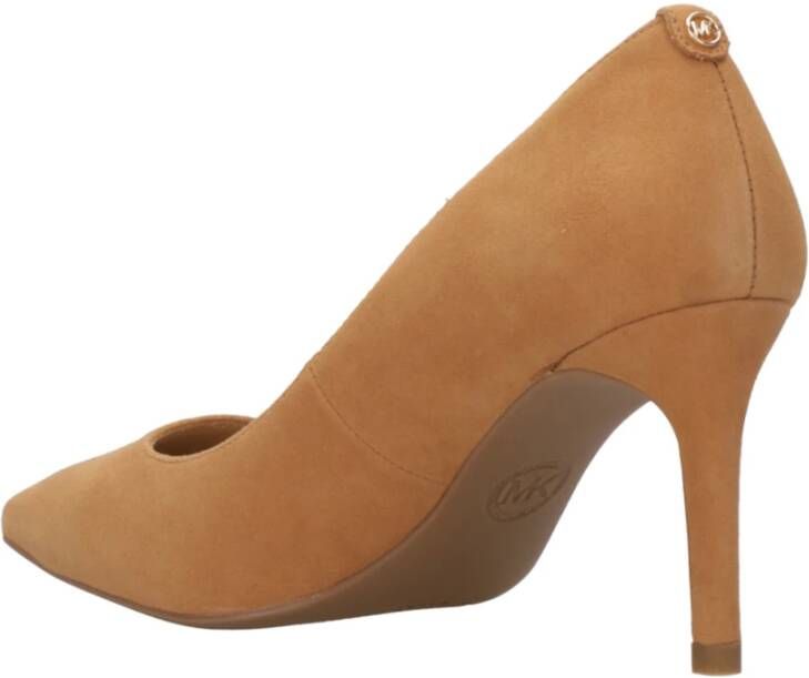 Michael Kors Alina Flex Leren Pumps Brown Dames