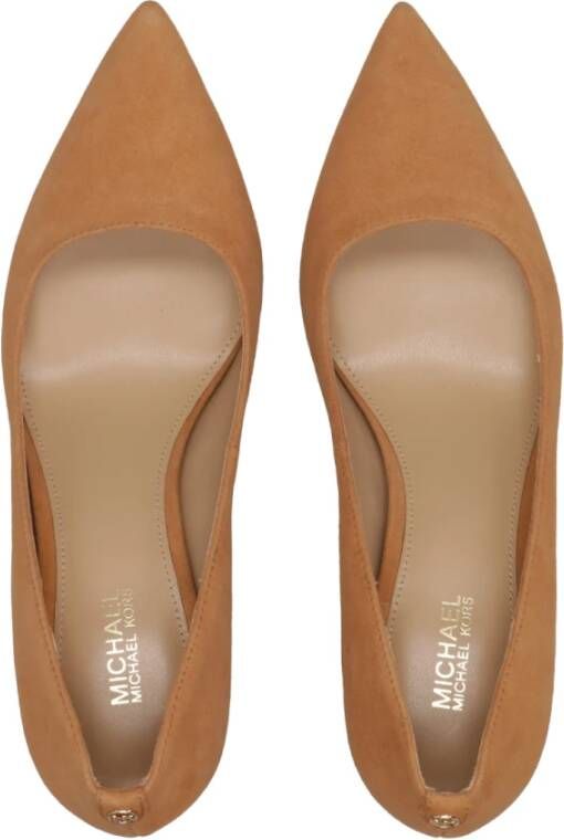 Michael Kors Alina Flex Leren Pumps Brown Dames