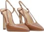 Michael Kors Alora High Sling Leren Pumps Bruin Brown Dames - Thumbnail 2