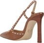 Michael Kors Alora High Sling Leren Pumps Bruin Brown Dames - Thumbnail 4