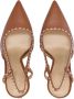 Michael Kors Alora High Sling Leren Pumps Bruin Brown Dames - Thumbnail 5