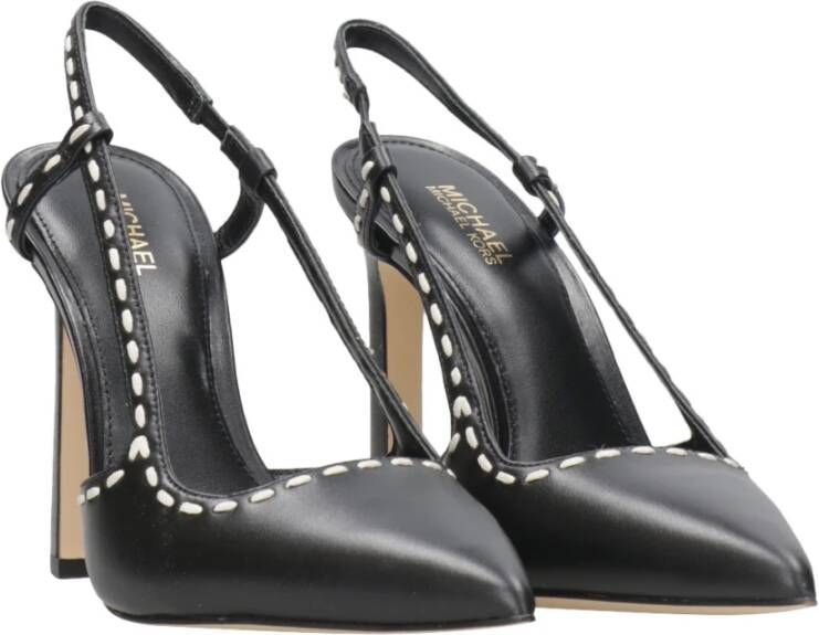 Michael Kors Alora High Sling Zwarte Pumps Black Dames