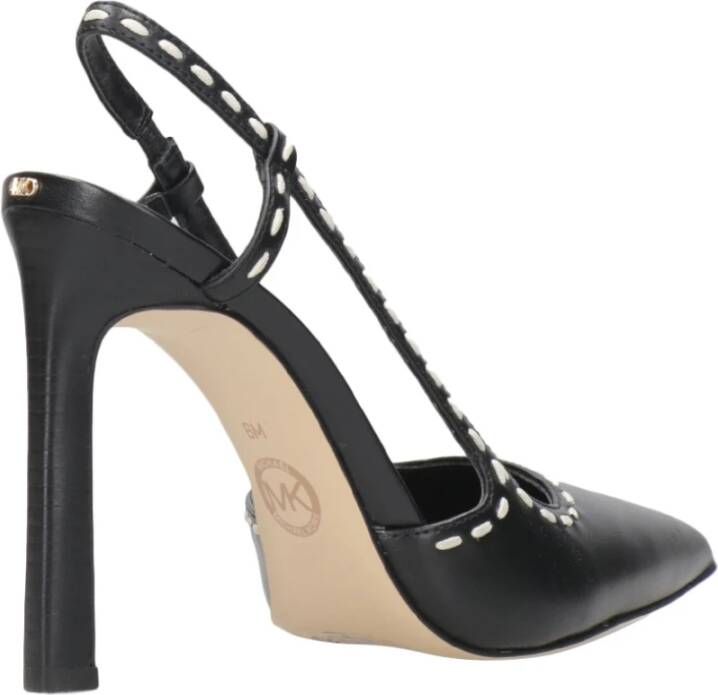 Michael Kors Alora High Sling Zwarte Pumps Black Dames