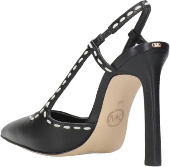 Michael Kors Alora High Sling Zwarte Pumps Black Dames