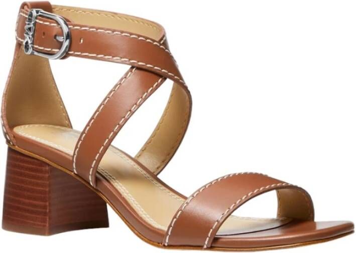 Michael Kors Mid Sandal High Heel Sandalen Brown Dames