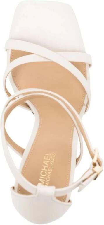 Michael Kors Beige Hoge Hak Sandaal Beige Dames