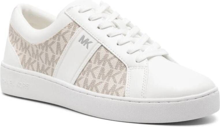 Michael Kors Beige Veterschoenen Sneakers Juno Stripe Beige Dames