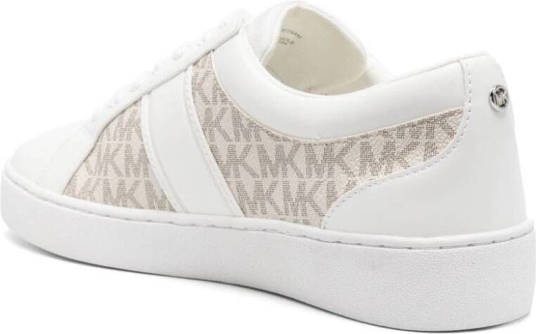 Michael Kors Beige Veterschoenen Sneakers Juno Stripe Beige Dames