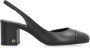 Michael Kors Blokhak Leren Slingback Pumps Black Dames - Thumbnail 2